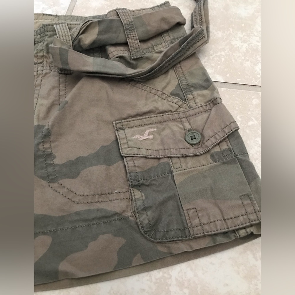 Y2k Hollister mini camo cargo skirt - Picture 12 of 16